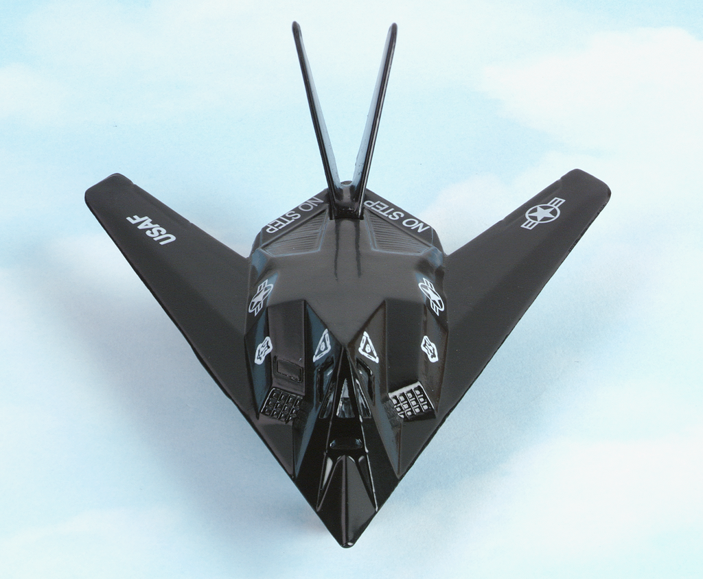 F-117 Nighthawk Hot Wings plane with connectible runway – Just