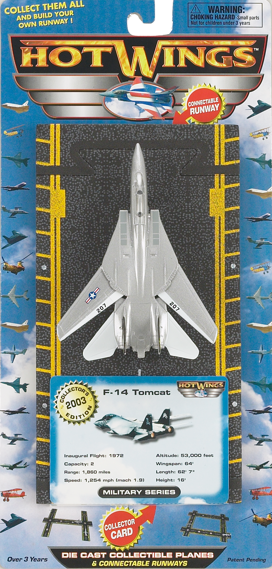 F-14 Tomcat (Jolly Rodgers Air Wing 8) Hot Wings plane with F-14 Tomcat (Jolly Rodgers Air Wing 8) Hot Wings plane with