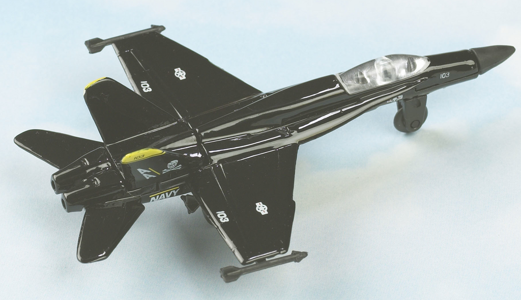 F-18 Hot Wings plane with connectible runway – Just Think Toys