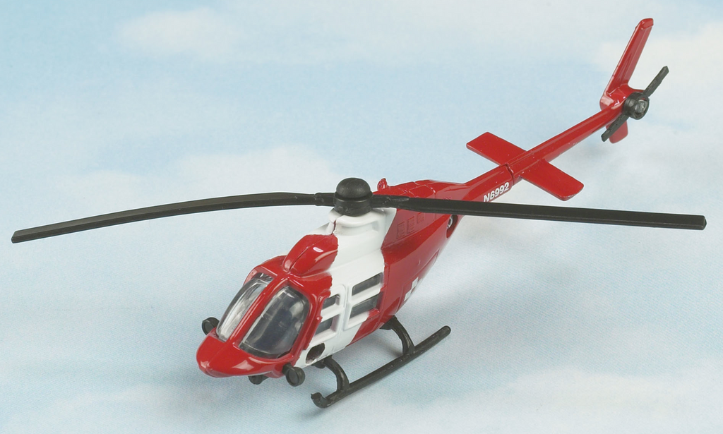 Bell 206 Life Flight Helicopter Hot Wings plane with connectible