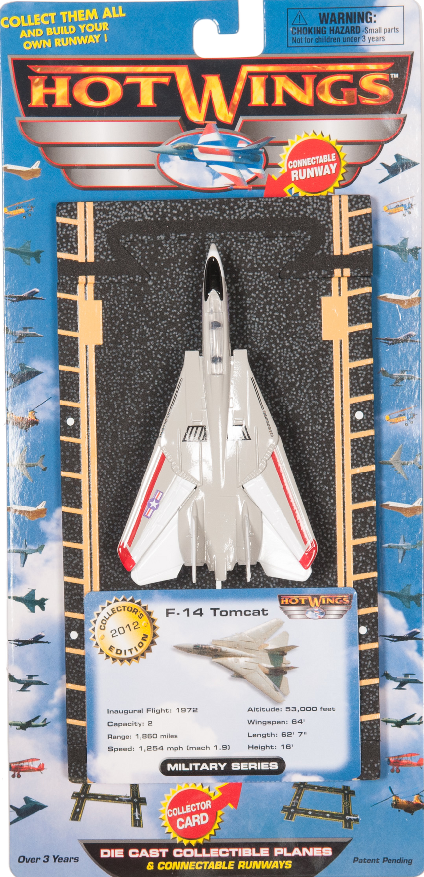 F-14 Tomcat (with military markings) in Damaged Packaging