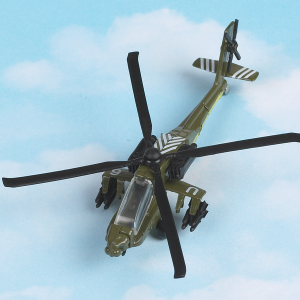 AH-64 Apache Hot Wings plane with connectible runway – Just Think Toys
