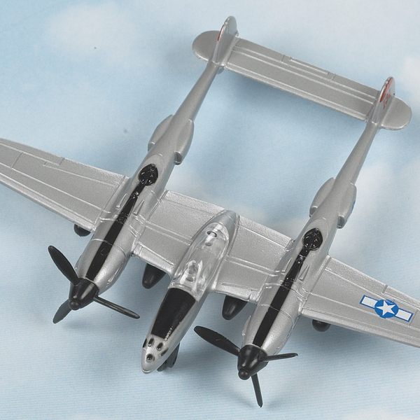 Holywings© ホーリーウィングス　N3セット10点 P-38 Lightning Hot Wings plane and connectible runway. – Just