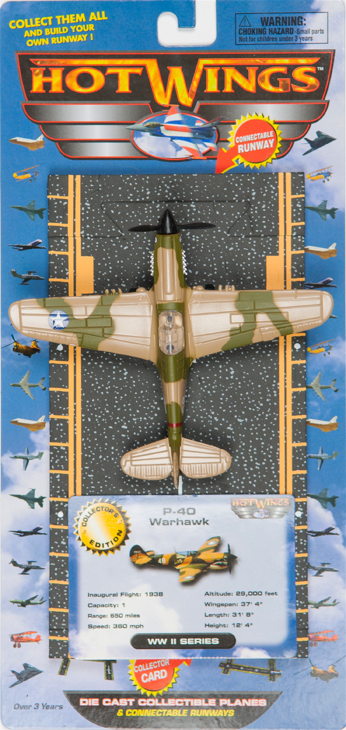 P-40  Flying Tiger in Damaged Packaging